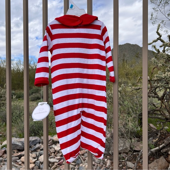 Koalakids NWT 2Pc Boys/Girls My 1St Christmas Size 3-6Mos Color Red, White - Picture 7 of 10